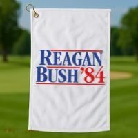 Reagan Bush 84 Golf Towel thumb 1