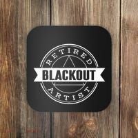 Retired Blackout Artist Funny Aa Sobriety Program Gift Coaster thumb 0
