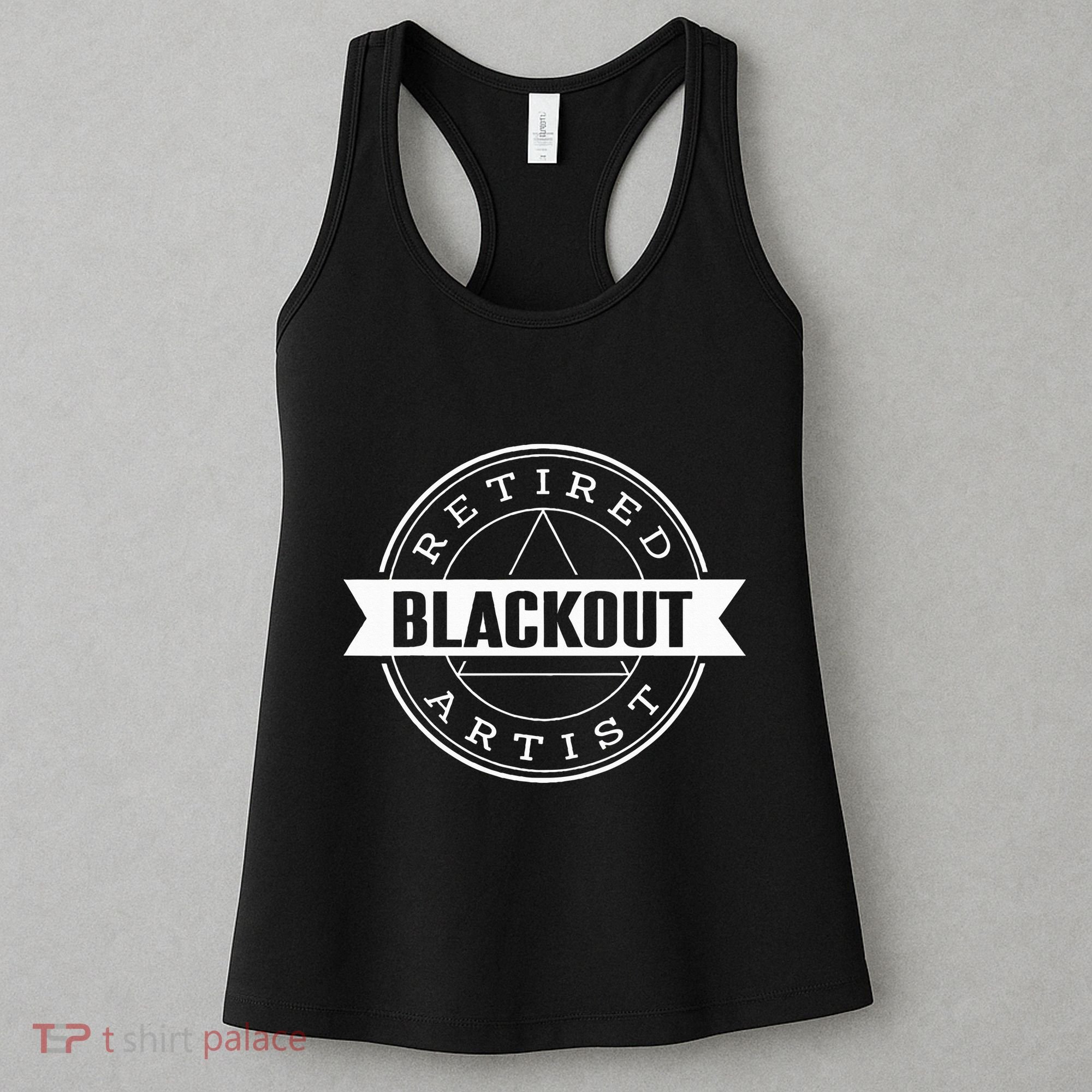 Retired Blackout Artist Funny Aa Sobriety Program Gift Women's Tank Top