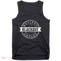 Retired Blackout Artist Funny Aa Sobriety Program Gift Tank Top thumb 0