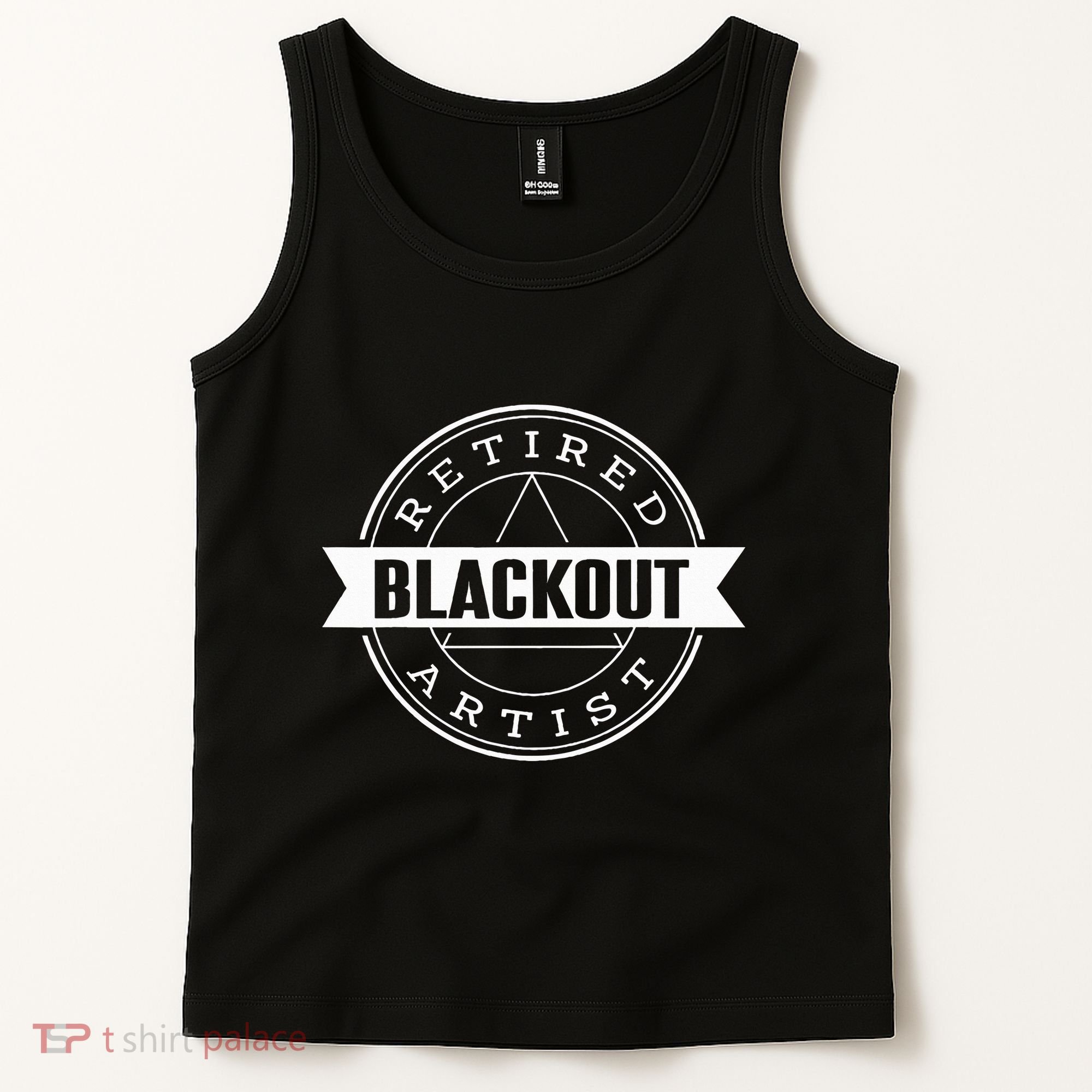 Retired Blackout Artist Funny Aa Sobriety Program Gift Tank Top