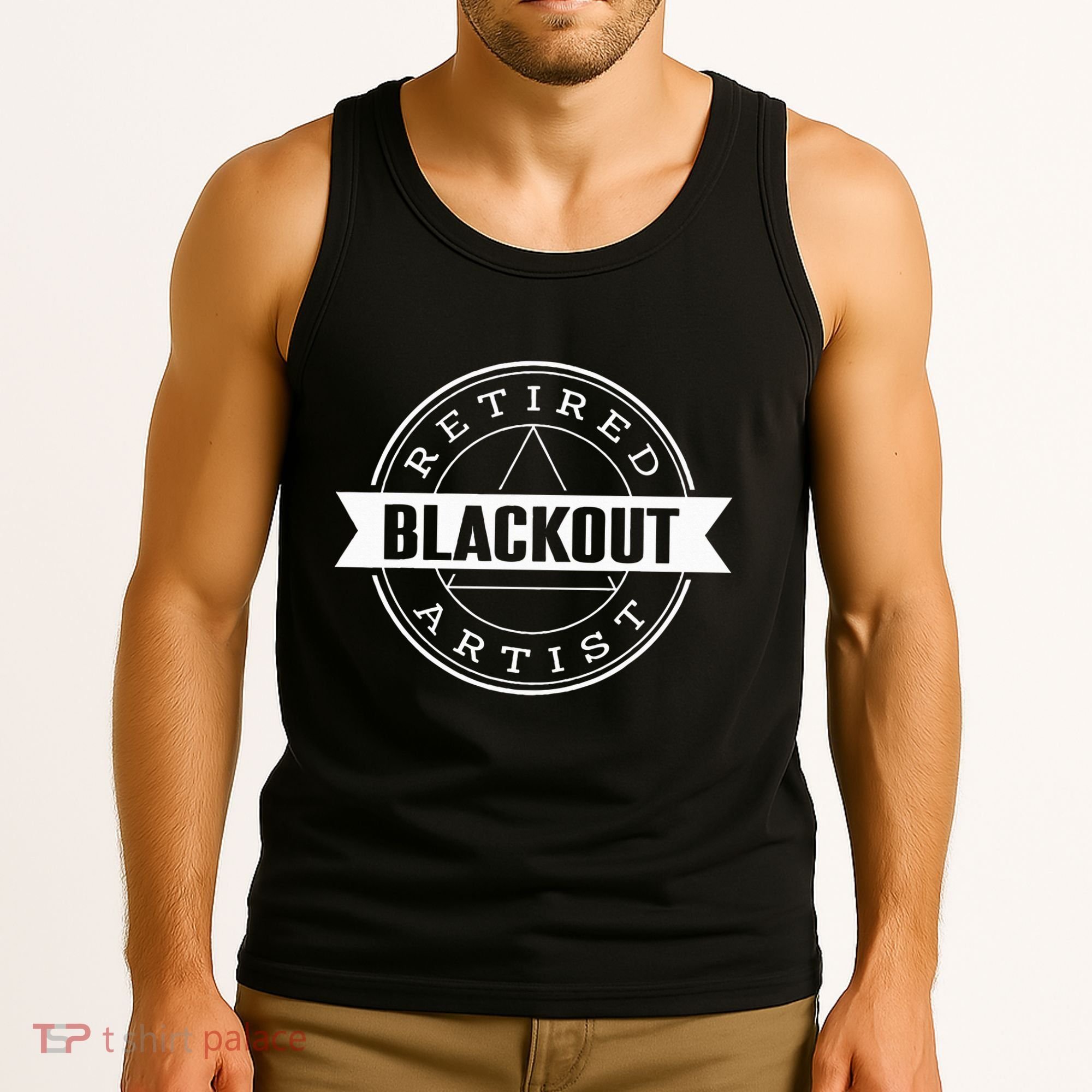 Retired Blackout Artist Funny Aa Sobriety Program Gift Tank Top