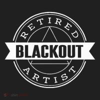 Retired Blackout Artist Funny Aa Sobriety Program Gift Golf Towel thumb 3