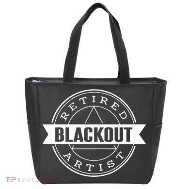 Retired Blackout Artist Funny Aa Sobriety Program Gift Tote Bag