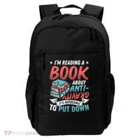 Reading Book About Anti Gravity Funny Science Physicist Gift Backpack thumb 0