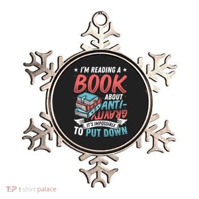 Reading Book About Anti Gravity Funny Science Physicist Gift Ornament