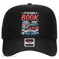 Reading Book About Anti Gravity Funny Science Physicist Gift Hat thumb 0