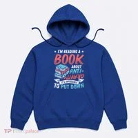 Reading Book About Anti Gravity Funny Science Physicist Gift Hoodie thumb 0