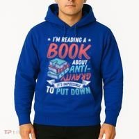 Reading Book About Anti Gravity Funny Science Physicist Gift Hoodie thumb 2