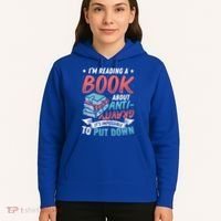 Reading Book About Anti Gravity Funny Science Physicist Gift Hoodie thumb 5