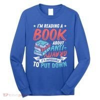Reading Book About Anti Gravity Funny Science Physicist Gift Long Sleeve Shirt thumb 0