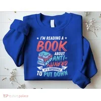 Reading Book About Anti Gravity Funny Science Physicist Gift Sweatshirt thumb 2