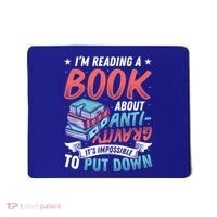 Reading Book About Anti Gravity Funny Science Physicist Gift Mousepad thumb 0