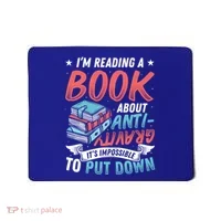 Reading Book About Anti Gravity Funny Science Physicist Gift Mousepad thumb 0