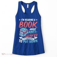 Reading Book About Anti Gravity Funny Science Physicist Gift Women's Tank Top thumb 0