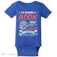 Reading Book About Anti Gravity Funny Science Physicist Gift Baby Bodysuit thumb 0