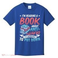 Reading Book About Anti Gravity Funny Science Physicist Gift Kids T-Shirt thumb 0