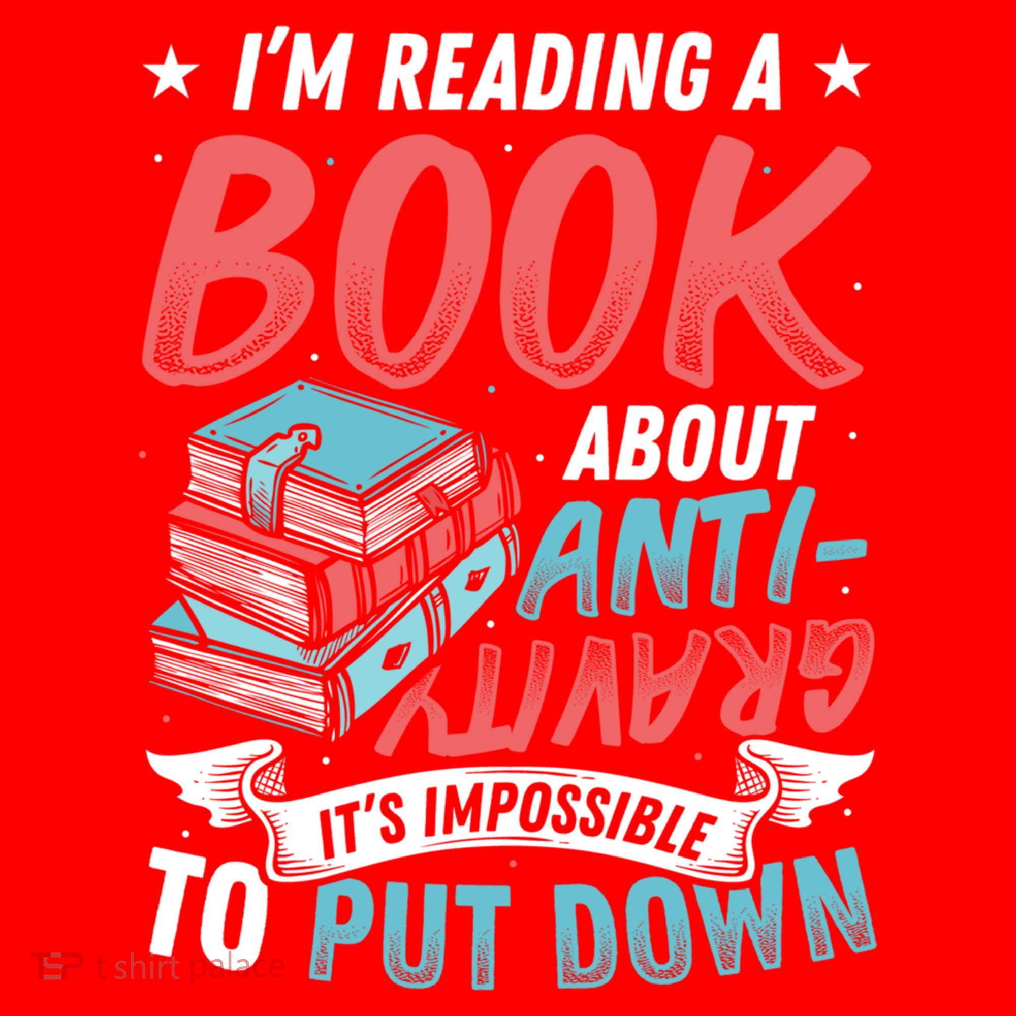 Reading Book About Anti Gravity Funny Science Physicist Gift Santa Hat