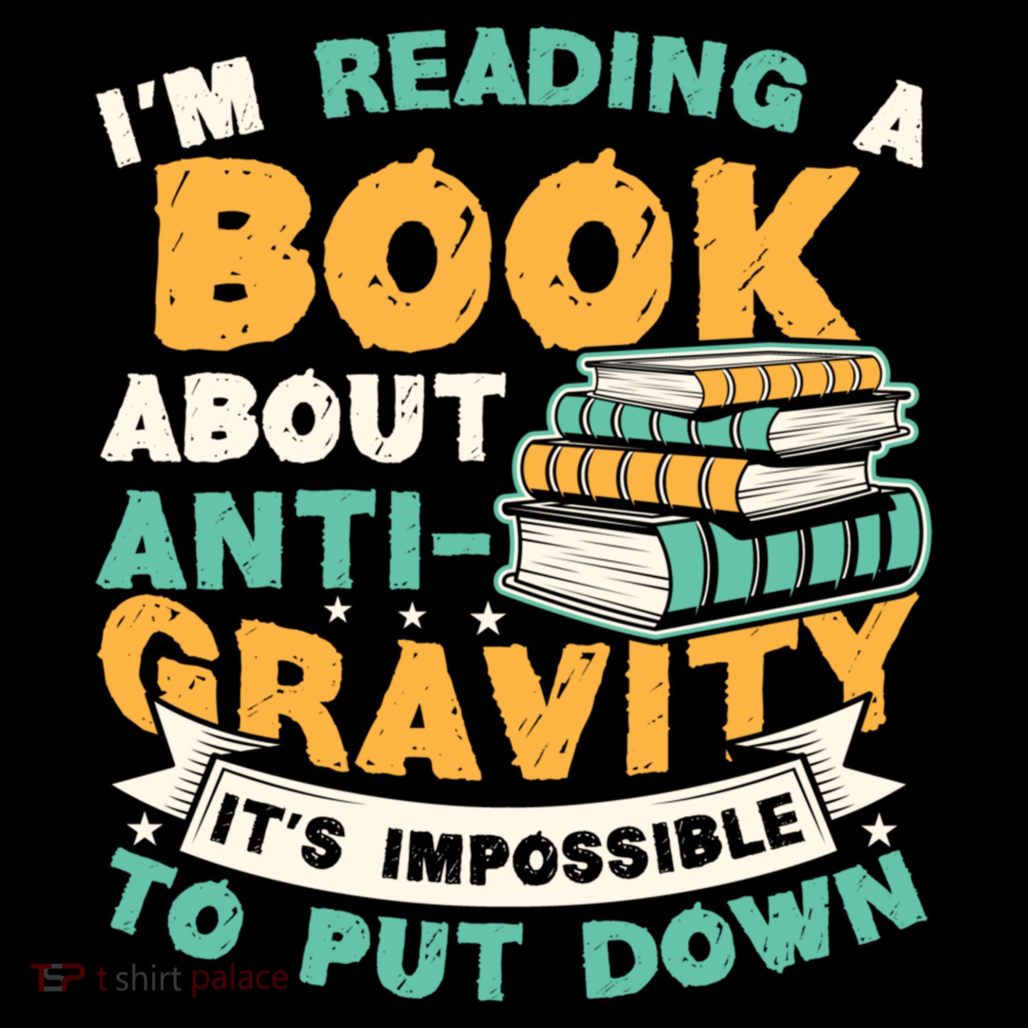 Reading Book About Anti Gravity Funny Science Physicist Gift Doggie Tank
