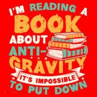 Reading Book About Anti Gravity Funny Science Physicist Gift Santa Hat thumb 1
