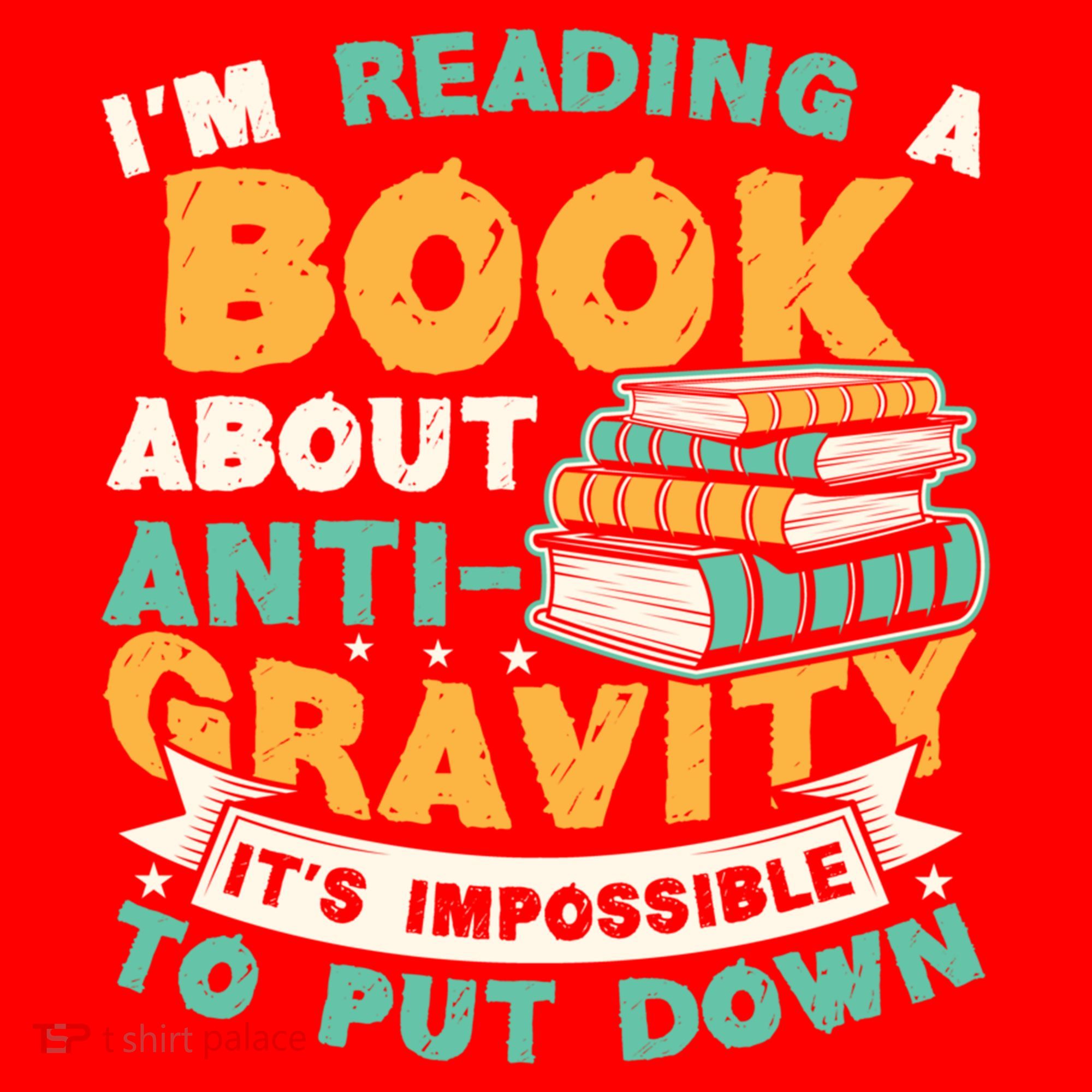Reading Book About Anti Gravity Funny Science Physicist Gift Santa Hat