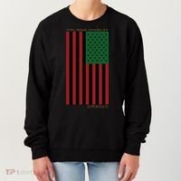 Red Black And Green Flag RBG American Flag Women's Sweatshirt thumb 0