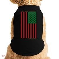 Red Black And Green Flag RBG American Flag Doggie Tank thumb 0