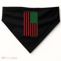 Red Black And Green Flag RBG American Flag USA-Made Doggie Bandana thumb 0