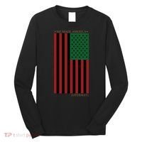 Red Black And Green Flag RBG American Flag Long Sleeve Shirt thumb 0