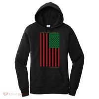 Red Black And Green Flag RBG American Flag Women's Hoodie thumb 0