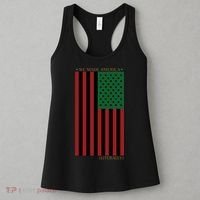 Red Black And Green Flag RBG American Flag Women's Tank Top thumb 3