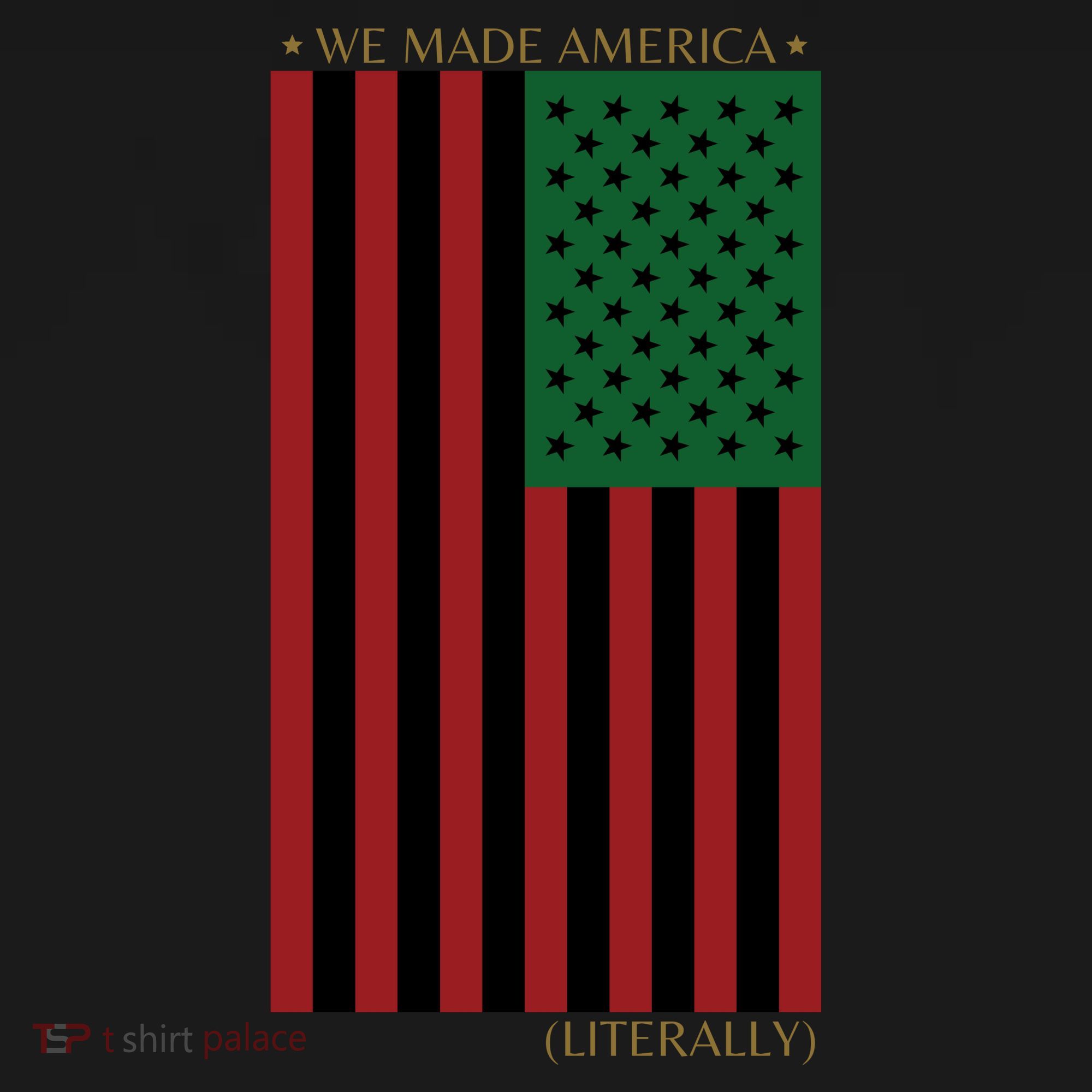 Red Black And Green Flag RBG American Flag Baby Bodysuit