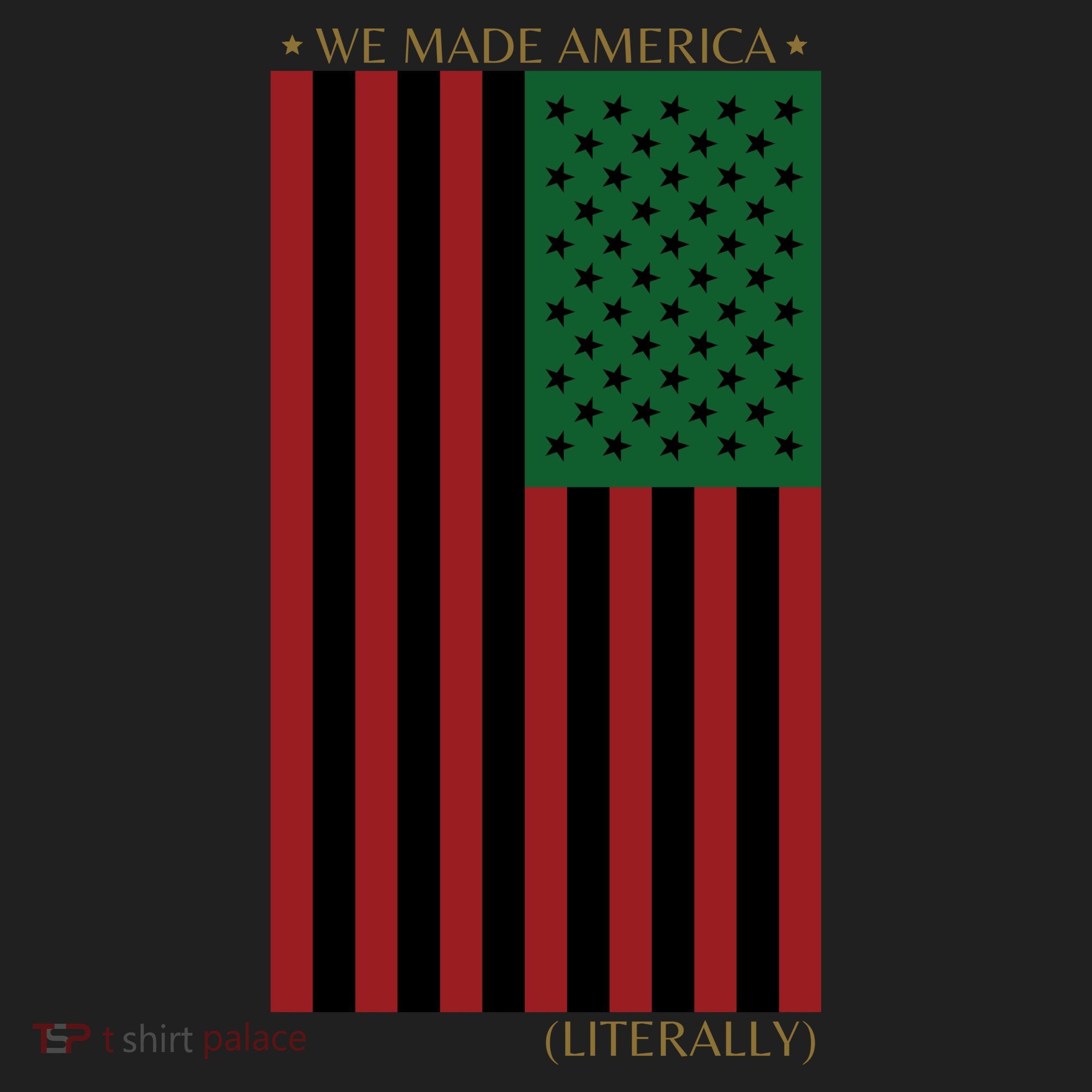 Red Black And Green Flag RBG American Flag Hat