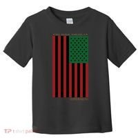 Red Black And Green Flag RBG American Flag Toddler T-Shirt thumb 0