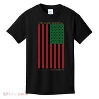 Red Black And Green Flag RBG American Flag Kids T-Shirt thumb 0