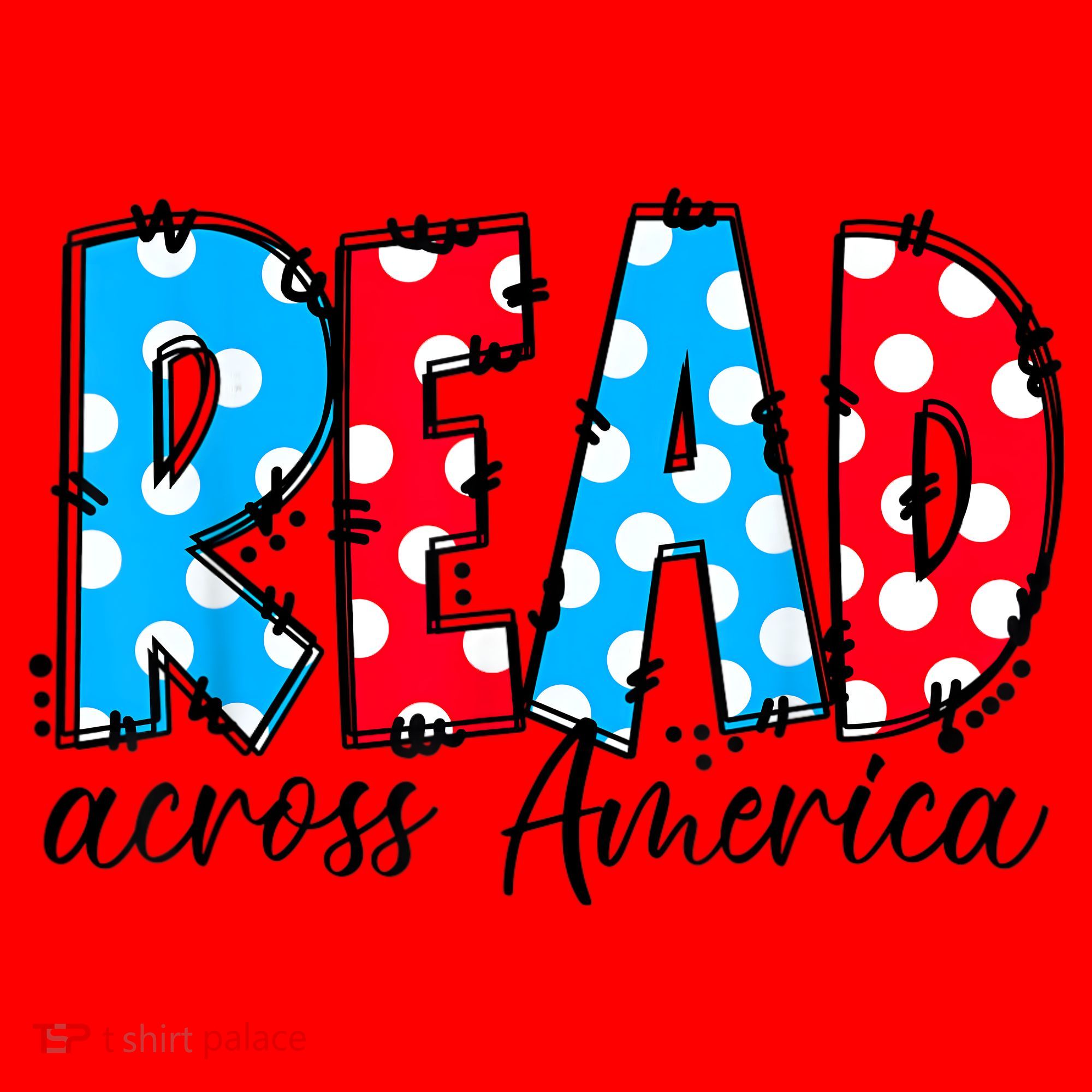 Read Books Across America Funny Bookworm Reader Book Lover Santa Hat