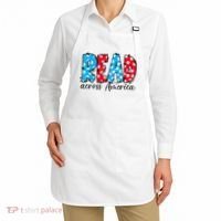 Read Books Across America Funny Bookworm Reader Book Lover Apron thumb 2