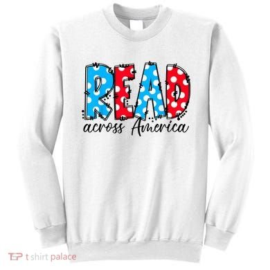 Read Books Across America Funny Bookworm Reader Book Lover Sweatshirt