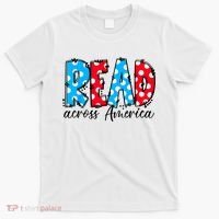 Read Books Across America Funny Bookworm Reader Book Lover T-Shirt thumb 0