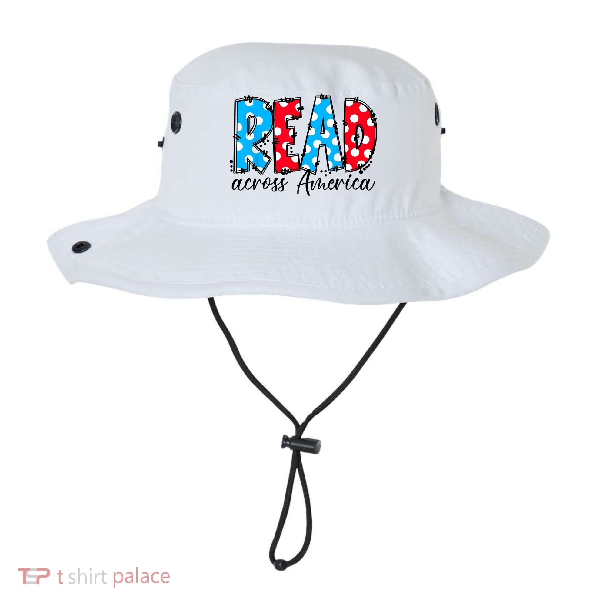 Read Books Across America Funny Bookworm Reader Book Lover Bucket Hat