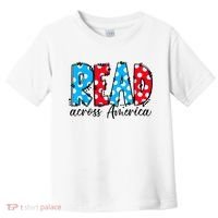 Read Books Across America Funny Bookworm Reader Book Lover Toddler T-Shirt thumb 0