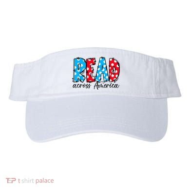 Read Books Across America Funny Bookworm Reader Book Lover Visor