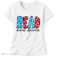 Read Books Across America Funny Bookworm Reader Book Lover Women's T-Shirt thumb 0