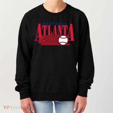 Retro Baseball Atlanta Est 1871 Women's Sweatshirt