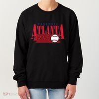 Retro Baseball Atlanta Est 1871 Women's Sweatshirt thumb 0