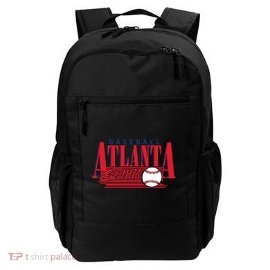 Retro Baseball Atlanta Est 1871 Backpack