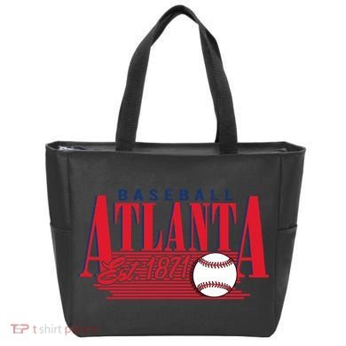 Retro Baseball Atlanta Est 1871 Tote Bag