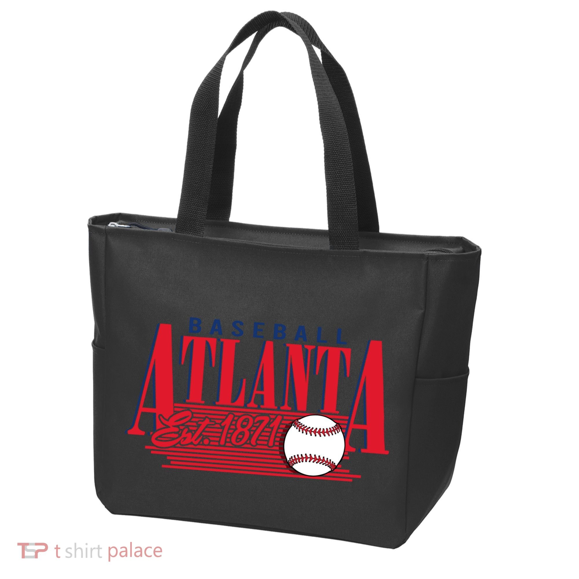 Retro Baseball Atlanta Est 1871 Tote Bag