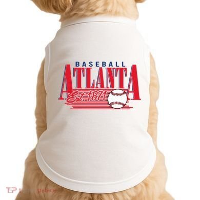 Retro Baseball Atlanta Est 1871 Doggie Tank