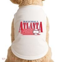 Retro Baseball Atlanta Est 1871 Doggie Tank thumb 0